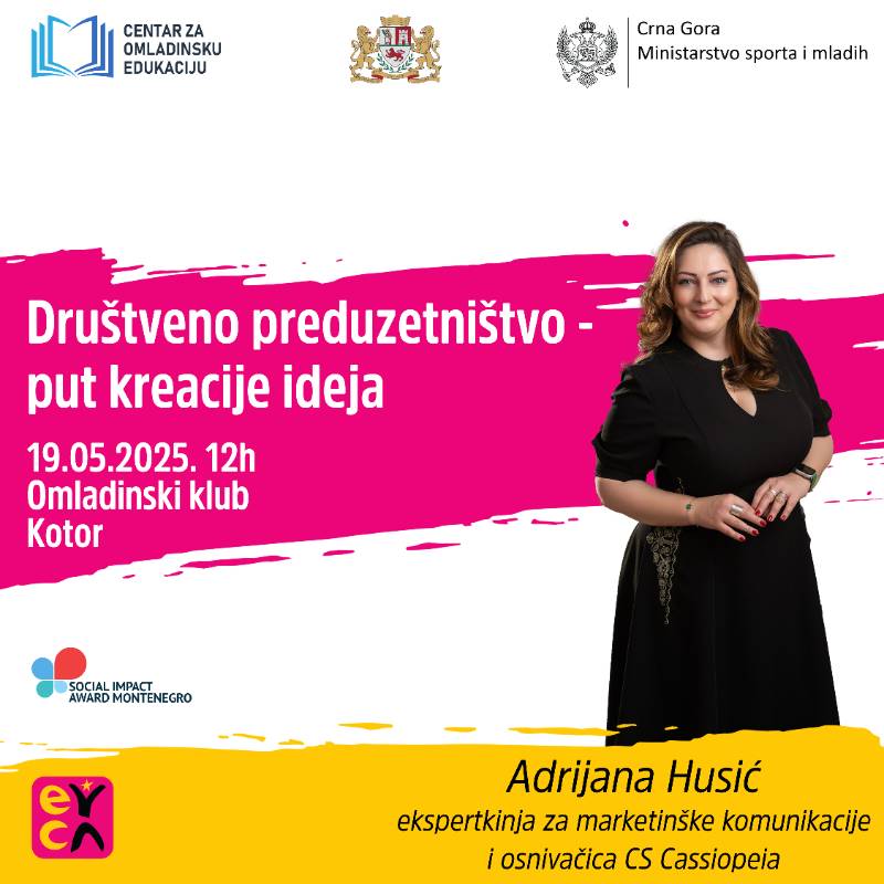 Radionica na temu društvenog preduzetništva i SIA programa